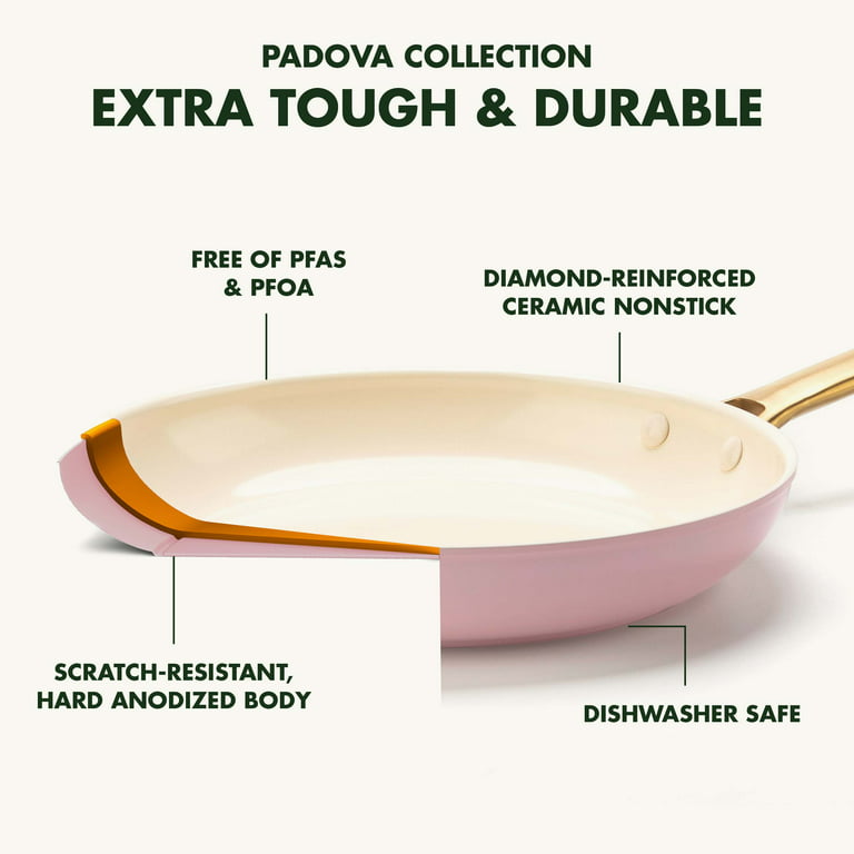 GreenPan Padova Hard Anodized Healthy Ceramic Nonstick, 10 Piece Cookware  Pots and Pans Set, PFAS-Free, Dishwasher Safe, Light Blue