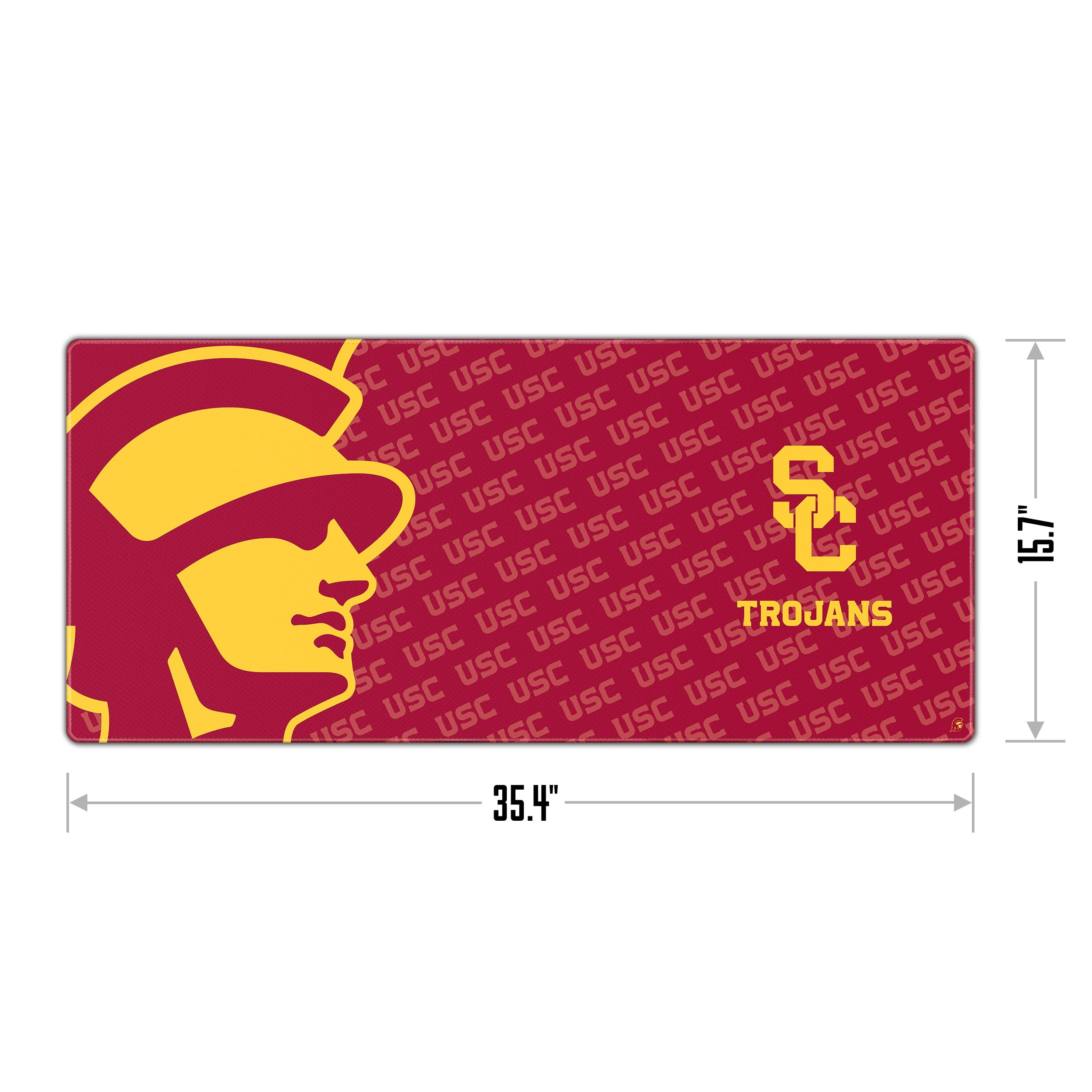 YouTheFan NCAA USC Trojans Logo Series Desk Pad