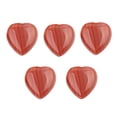thumbnail image 2 of JHGoosa Crystal Natural Heart Shaped Polished Heart Shaped Gem Rose Quartz Amethyst All Kinds Of Healing Crystal Palm Love Gem Set Bulk Energy Balance Meditation 25mm, 2 of 5