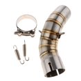 thumbnail image 4 of Almencla Motorcycle Slip On Exhaust Middle Adapter Connector Universal For Z900, 4 of 7