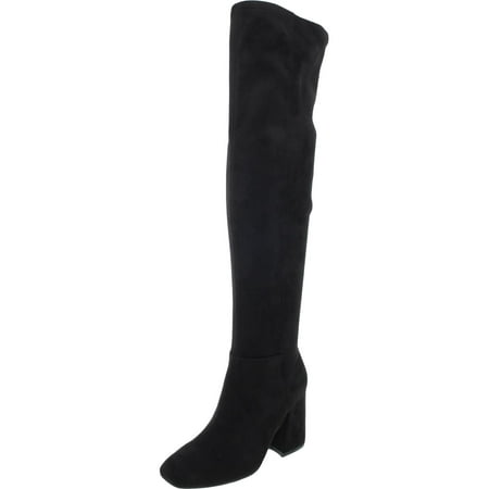 

Steve Madden Womens Telepathy Faux Suede Tall Over-The-Knee Boots