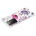 thumbnail image 3 of Samsung S22 Ultra Case, Mantto Slim Fit Hybrid Shockproof Soft TPU Silicone Rubber Bumper Patterned Painted Print Wireless Charging Protective Back Phone Cover Samsung Galaxy S22 Ultra, Lotus, 3 of 5