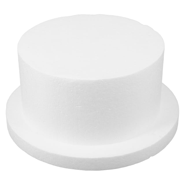 1 Set Round Cake Cake Model Cake Decoration Practice Foams Model Baking Practicing Cake Dummies