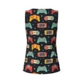 thumbnail image 5 of Lsque Retro Video Game Printed Workout Tank Tops for Women, Athletic Sports Tank Tops, Compression Sleeveless Dry Fit Shirts,Sleeveless Yoga Shirt-Large, 5 of 9
