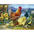 thumbnail image 2 of SUNSOUT INC - Rooster Walk - 500 pc Jigsaw Puzzle by Artist: Oleg Gavrilov - Finished Size 18" x 24" - MPN# 61918, 2 of 5