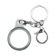 thumbnail image 1 of Tracker Cover Anti-lost TPU Soft Case Locator Protector with Keychain Replacement for iOS AirTags  Gray, 1 of 10