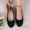 #0104-Black, variant on Trendy Women's Bow Embellished Flat Shoes, Breathable Fabric Slip-On Flats with Padded Insole, Flexible Non-Slip Outsole Comfortable Walking Shoes for Daily Office Outfits Gift