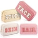 thumbnail image 1 of Bolsas de maquillaje Kajaia Preppy Chenille Letter Bag, 4 unidades, para mujer, 1 of 7