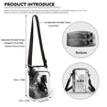 thumbnail image 6 of HELLHERO Horse Ink Painting Design Messenger Bag Sling Bag for Women Polyester Crossbody Bags with Adjustable Strap, 6 of 7
