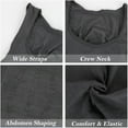 thumbnail image 6 of Vaslanda Men Slimming Body Shaper Vest Compression Shirt Gym Workout Tank Top Sleeveless Abdomen Shapewear, 6 of 7