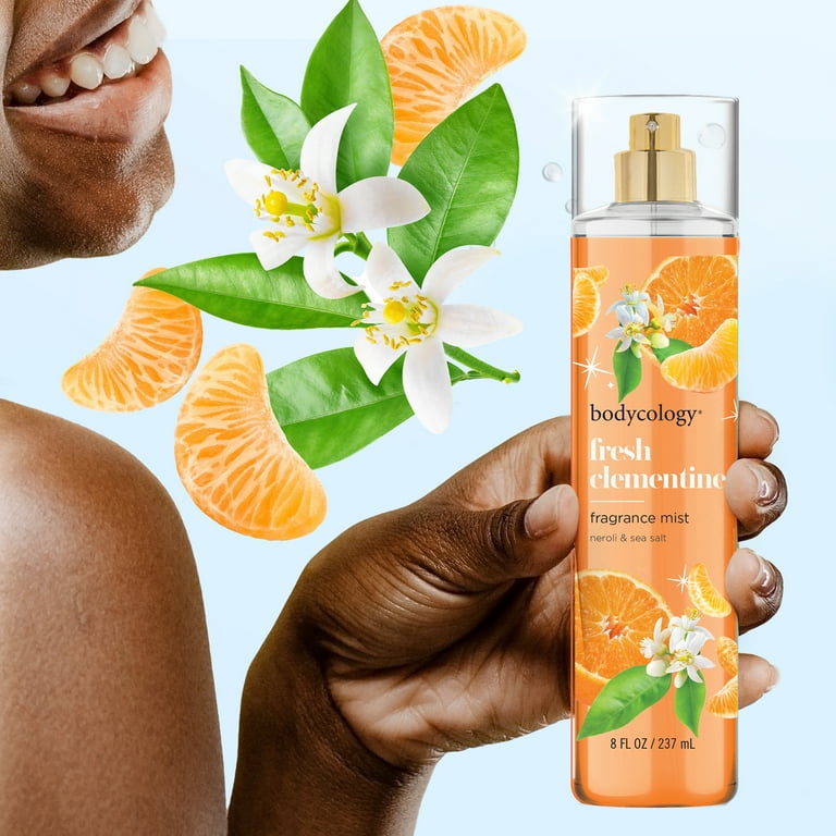 Bodycology Long-Lasting Fragrance Body Mist, Fresh Clementine,