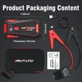 thumbnail image 5 of Car Jump Starter Car Battery Jump Starter Pack 4000A Peak for Up to 10.0L Gas and 8.0L Diesel Engine 12V Auto Battery Booster,Jumper Cables Portable Lithium Jump Box with LED Light/USB QC3.0, 5 of 6