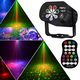 thumbnail image 1 of Mini control remoto láser de 8 agujeros para KTV, luces de escenario láser navideñas intermitentes, geniales y encantadoras, 1 of 2