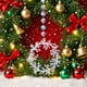 thumbnail image 1 of Adornos navideños, adornos navideños, regalos navideños, adornos navideños de cristal para árbol de Navidad, atrapasol navideño, colgante de cristal con cadena, colgante de plástico, 1 of 6