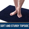 thumbnail image 5 of Buganda Dog Door Mats and Rugs, Washable Mat for Dog Paws, Absorbs Moisture and Dirt, Chenille Indoor Door Mats, 48x30, Navy Blue, 5 of 9