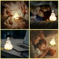 thumbnail image 6 of Flower Duck Lamp, Duck Flower Silicone Night Light, Sitting Duck Light with Warm Color Little Flower Dimming,The Rechargeable Touch Lamp, 6 of 6
