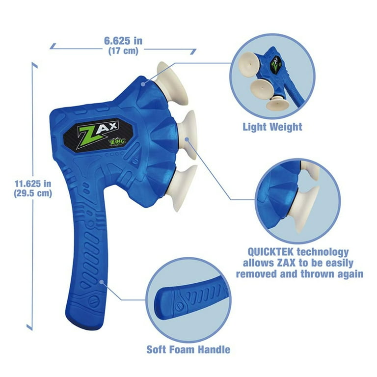 Zax 2 Pack with Target - Soft Foam Throwing Axes - Walmart.com