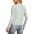 thumbnail image 4 of EASYBRA Women V Neck Button Down Cardigan Long Sleeve Ribbed Knit Slim Fit Sweater, 4 of 6