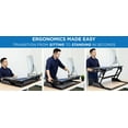 thumbnail image 3 of Mount-It! Height Adjustable Standing Desk Converter Monitor Riser, 35" Tabletop Sit-Stand Workstation, 3 of 6