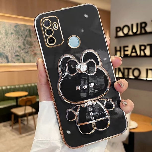 Funda MOTO E7 Plus E7 G9 G9 Play G8 G8 Play G8 Power G50 4G 2021 G50 5G Straight edge electroplated rabbit lens phone