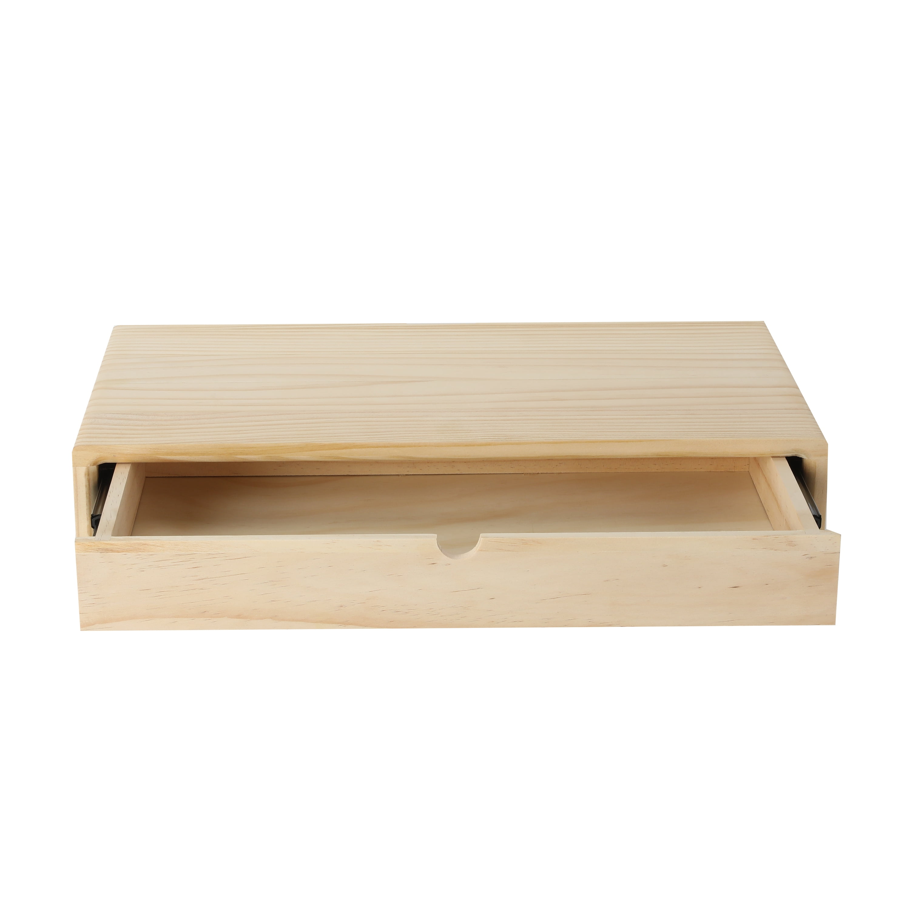Pen+Gear Wooden Monitor Stand, Combines the Functions of Holding Computers and Storing Items