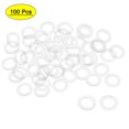 thumbnail image 1 of Unique Bargains Nylon Flat Washers for M12 Screw Bolt 20mm OD 1mm Thick Clear 100PCS, 1 of 4