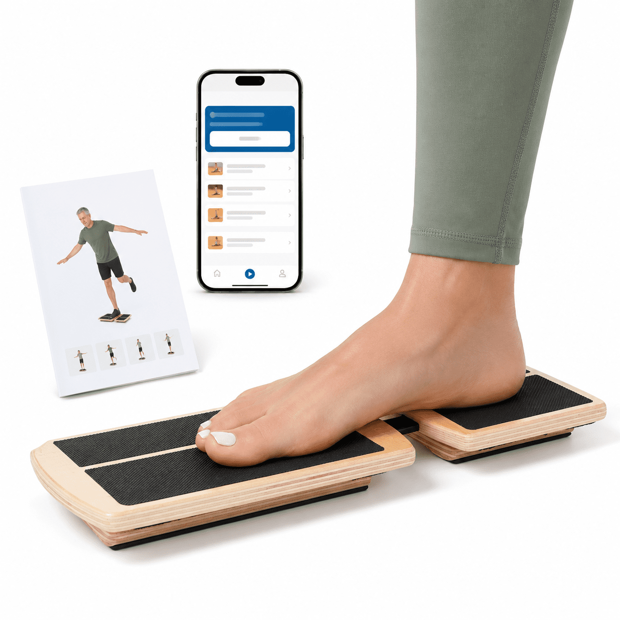 Foot Rockers Ankle Strengthener Stretcher for Plantar Fasciitis and Sprains