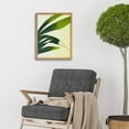 thumbnail image 2 of Modern Abstract Fan Palm Tree Leaf Illustration Art Print Framed Poster Wall Decor 12x16 inch, 2 of 5
