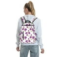 thumbnail image 7 of Honeii Orchids Flowers Print Lightweight Backpacks,Carry on Backpack,Durable Backpack for School, Work & Travel, 7 of 7