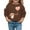1#Brown, variant on Byoo Toddler Girl's Cute Puppy Print Sweatshirt Fall Casual Crew Neck Knit Pullover Top