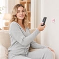thumbnail image 4 of THOPBPRK Self Adhesive Detachable Remote Control Holder Wall Mount Storage Hook Removable Organizer Hanger For TV Air Conditioner Remotes Keys Small Household Items Home Pack , Pink, 4 of 6