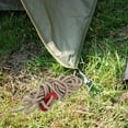 thumbnail image 3 of GOOHOCHY 8pcs Tent Ropes With Adjustable Length Khaki Polyester For Camping Guylines Night Safety, 3 of 8