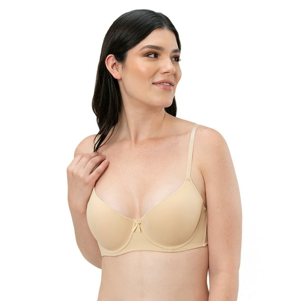 Paquete de Brasier Adda Lingerie Modelo Betina, Estilo clásico básico liso, Colores básicos