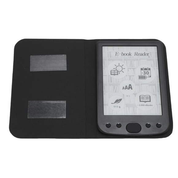E Reader, 6 Inch Portable Touch Screen Ebook Reader, Eye Friendly Electronic Book Reader with Protective Case, 2500mAh Battery