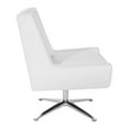 thumbnail image 3 of OSP Home Furnishings Guest Chair in White Faux Leather and Aluminum Base, 3 of 5