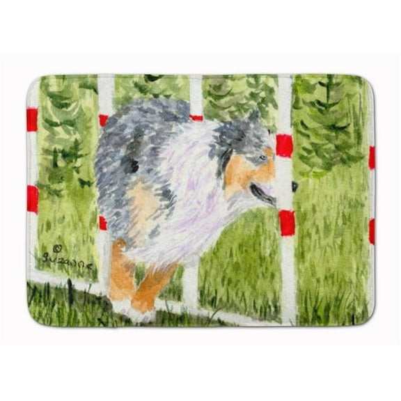 Australian Shepherd Machine Washable Memory Foam Mat