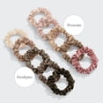 thumbnail image 3 of Hair Srunchies Kitsch Satin para mujer, 6 unidades, diseño de eucalipto, 3 of 3