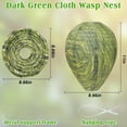 thumbnail image 4 of JASGARDE 4 Pack Wasp Nest Decoy Hanging Wasp Nest Waterproof Material for Hornets Yellow Jackets Garden Yard Outdoors Home, 4 of 5