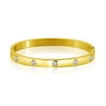 thumbnail image 1 of Pulsera Elegante con Dije de Amor JeenMata Joyería de Moda para Mujeres Baño de Oro Amarillo, 1 of 6