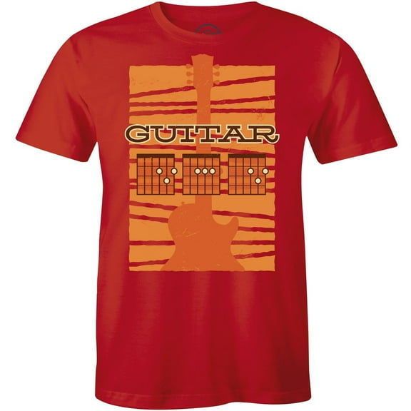 Acoustic Guitar Instrument Musician Love Music Men's Cool Gift T-Shirt