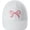 Embroidered Bow Tie-white, variant on Baseball Hat Visor,  Bow Tie Sun Cap,  Girls High Ponytail Hat, Summer Beach Hat  2-5