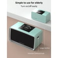 thumbnail image 3 of Simple Music Player for Dementia Elderly Seniors Easy MP3 Player as Alzheimers Dementia Visually Impaired Patients Product Gift One-Touch Controls ON/Off Retro Music Box (Cyan), 3 of 7