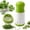 Green-coriander, variant on Manual Cilantro Chopper - Herb Grinder with Stainless Steel Blades for Parsley Cheese and Butter - Coarse Prep Tool