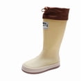 thumbnail image 3 of Womens Summer Tops, Fashion Casual Spring Summer Japanese Style Solid Color Waterproof High Top, Women's Rain Boots, 3 of 5