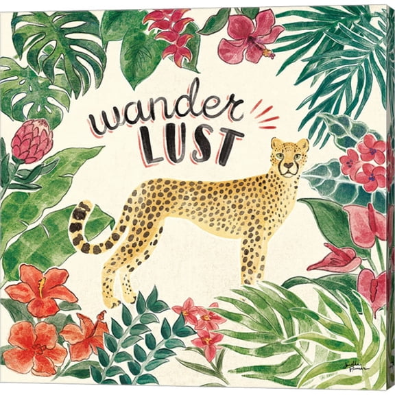 Jungle Vibes V by Janelle Penner, Canvas Wall Art, 12W x 12H