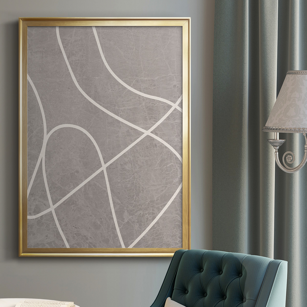 Fissures I Premium Classic Framed Print - Ready to Hang