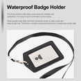 thumbnail image 4 of MasteelfCA 1pc Employee ID Credit Holder Removable Lanyard Cover (Black), 4 of 7