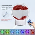 thumbnail image 6 of Night Light Three-Dimensional Sand Painting Table Lamp Moving Hourglass Decorative Ambient Lamp Living Room Bedroom Quicksand Table Lamp (15Ml) Home Decor Bedroom Lights, 6 of 6