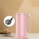 thumbnail image 5 of Licuadora estándar europea portátil, de leche , exprimidor de calefacción automática, , cocina, herramientas multifuncionales Rosado Soledad Mezcla de cocina, 5 of 8