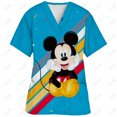 thumbnail image 3 of Camisetas de Mickey, uniformes de enfermera, camisetas de Disney con bolsillo, camiseta de cuello en V para mujer 2023, camiseta de hospital, ropa de verano para mujer, Minnie Mouse, 3 of 5